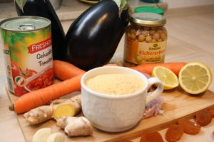 Couscous mit Gemüse-Tajine