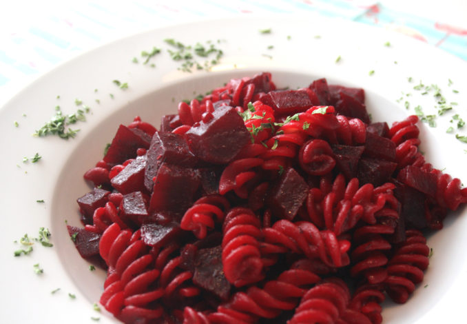 Rote-Bete-Nudeln