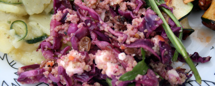 Rotkohl-Couscous-Salat