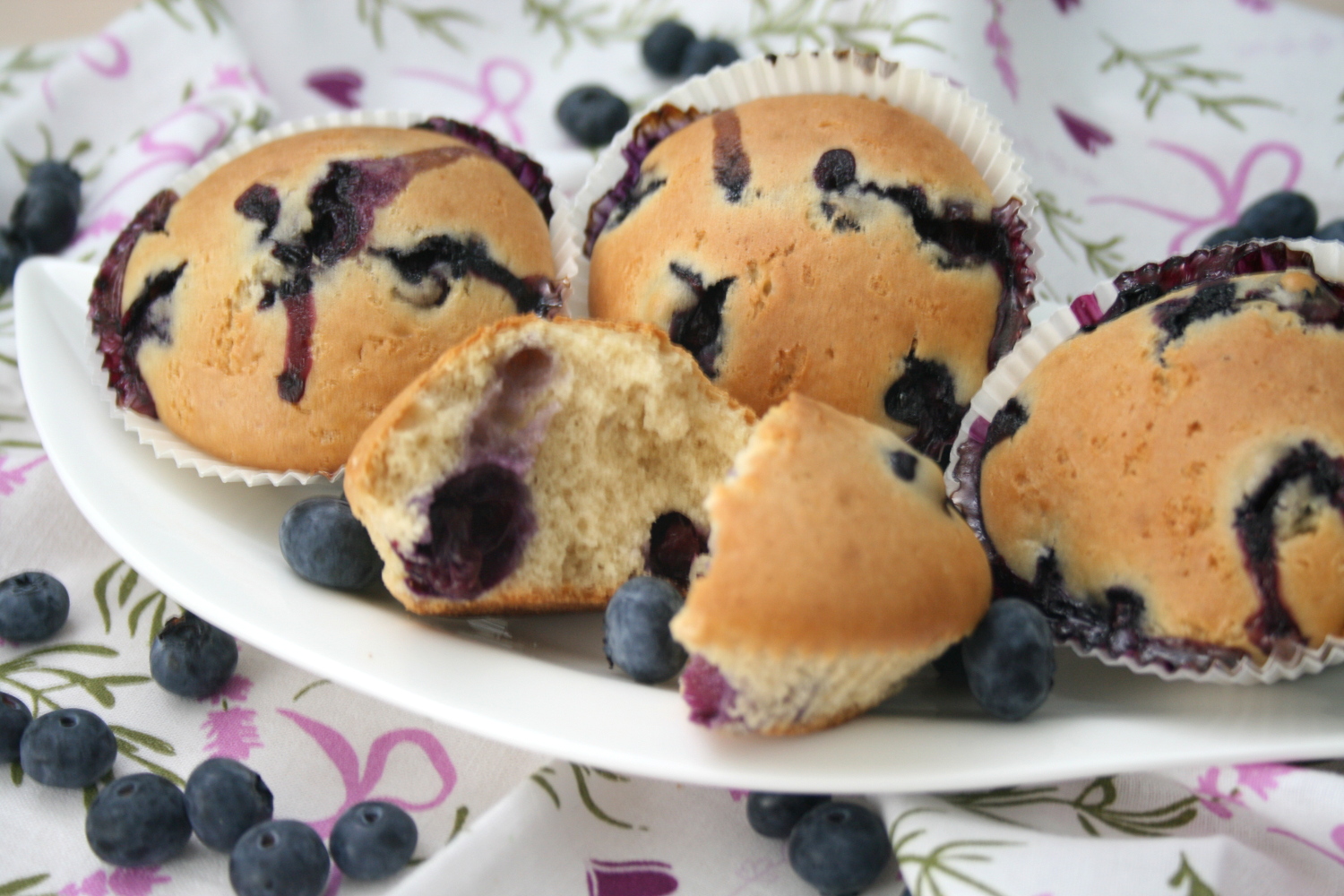 Heidelbeer-Muffins – ein blaues Wunder - Schürzenträgerin