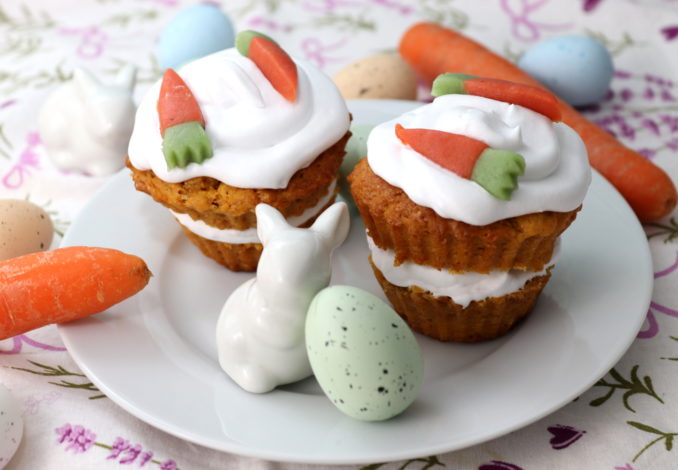 vegane Karotten-Cupcakes