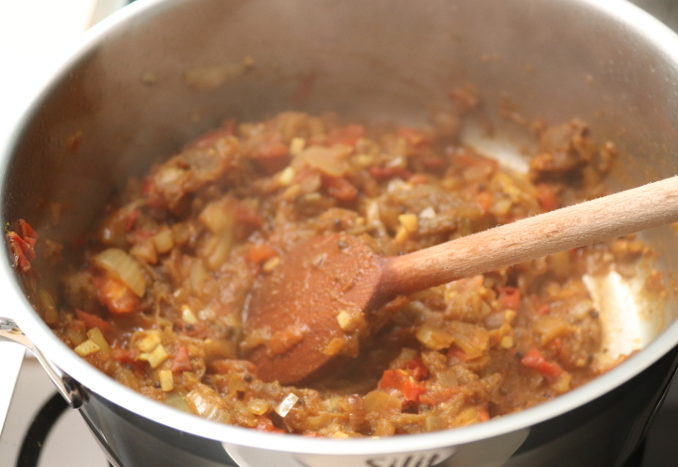 Auberginen-Curry